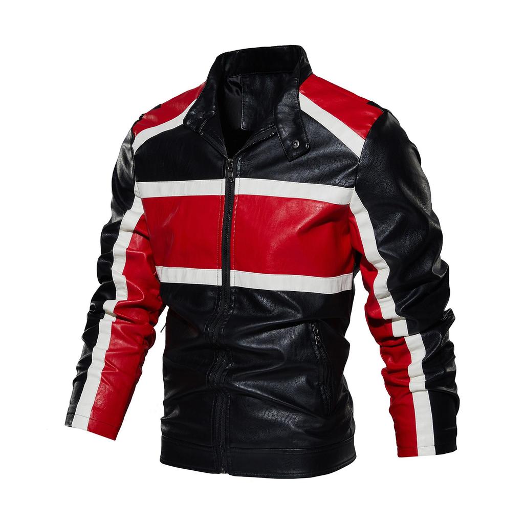 Giacca autunno inverno uomo giacche da baseball ricamate cappotti in pelle pu giacche in pelle pilota in pile slim fit college maleluxury