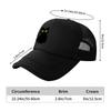 Cute Black Cat with Big Yellow Eyes Baseball Cap Big Size Hat funny hat Hood Hat men Caps Male Women's