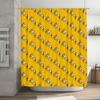 Pizza Shower Curtain Waterproof Abstract Italian Food Pattern Bathroom Decor Home Textile Modern Farmhouse Style Washable Liner