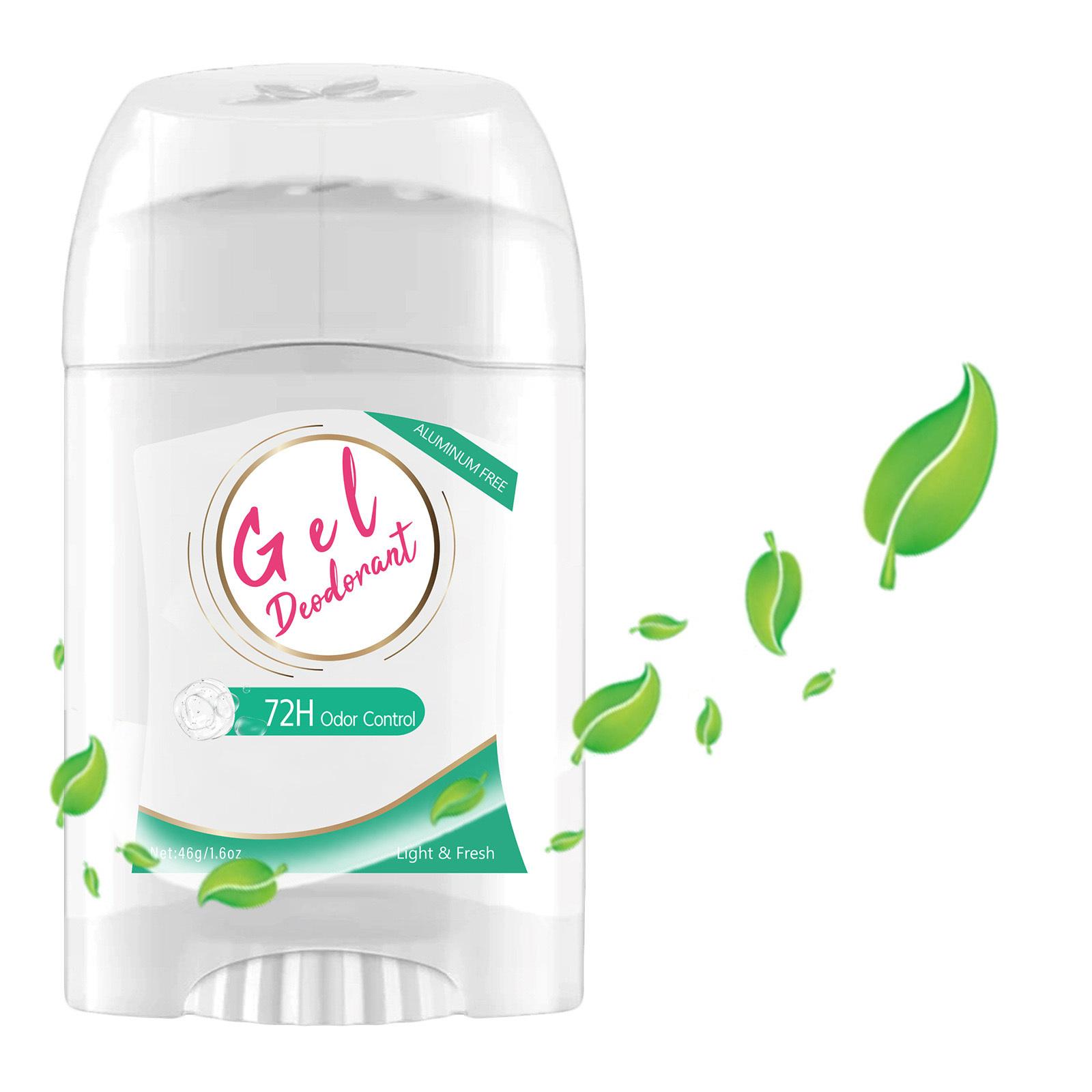 

Довготривалий дезодорант-гель для чоловіків та жінок, 72 години контролю запаху, формула без алюмінію та спирту, свіжий аромат для комфорту протягом усього дня One Size