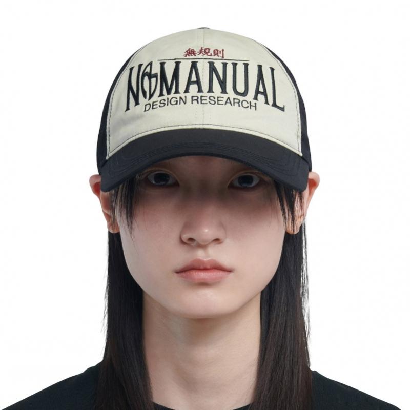 Nomanual 2c Trucker Ball Cap Black