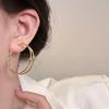 Fashion Exaggerated Double Layer Female Fancy Earrings Circle