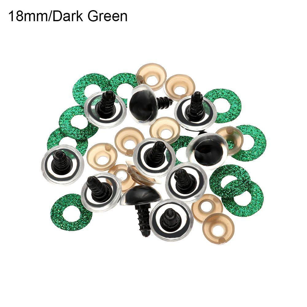 Plastik z oczkami podkładkami Rzemiosło Niedźwiedź Zwierzę Akcesoria Lalka Oczy kryształowe Lalki Narzędzia DIY