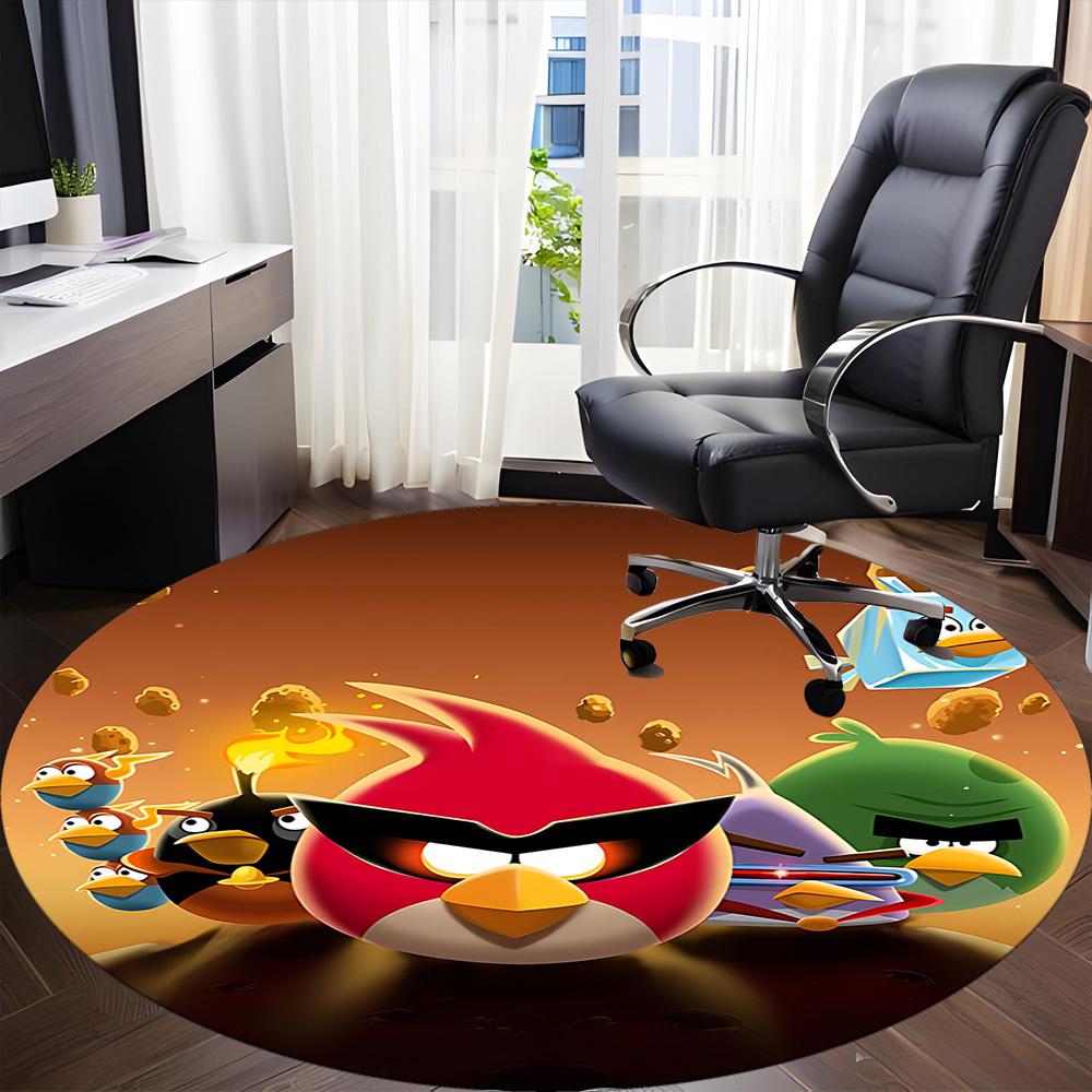 1pc Office Round Area Rug, Bedroom Living Room Home Decor, Room Deco,  Offic a1016151