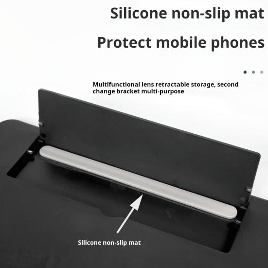 Amplificador de Tela de Celular 3D de Alta Definição Lupa Projetor Ampliador de Tela para Filmes Vídeos Jogos Suporte de Celular Dobrável com Tela