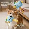 Dog Toy Mouse-catching Hammer Toy Chewing Toy with Sound Interaction and Durability for Dogs, Pet Plush Toy