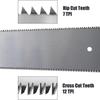 32cm Flexible Blade Hand Saw Double Edge Hand saw Japanese Saws Double Edge Pull saws Interchangeable Flush Cut Saw