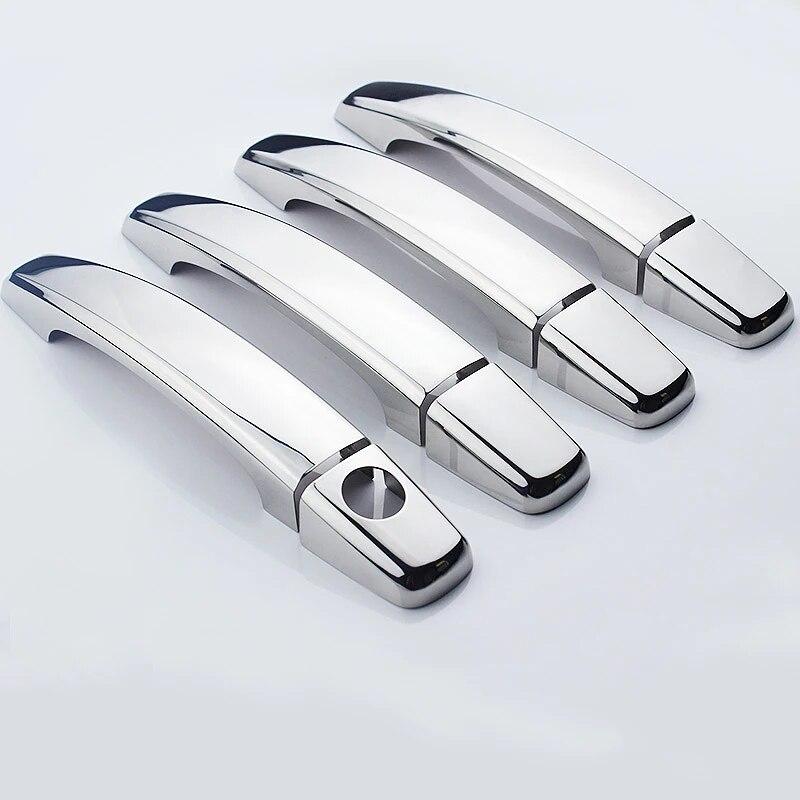 2013 2014 2015 2016 For Chevrolet Holden Trax Tracker ABS Chrome Door Handle Catch Cap Cover Trim Overlay Accessories 8pcs