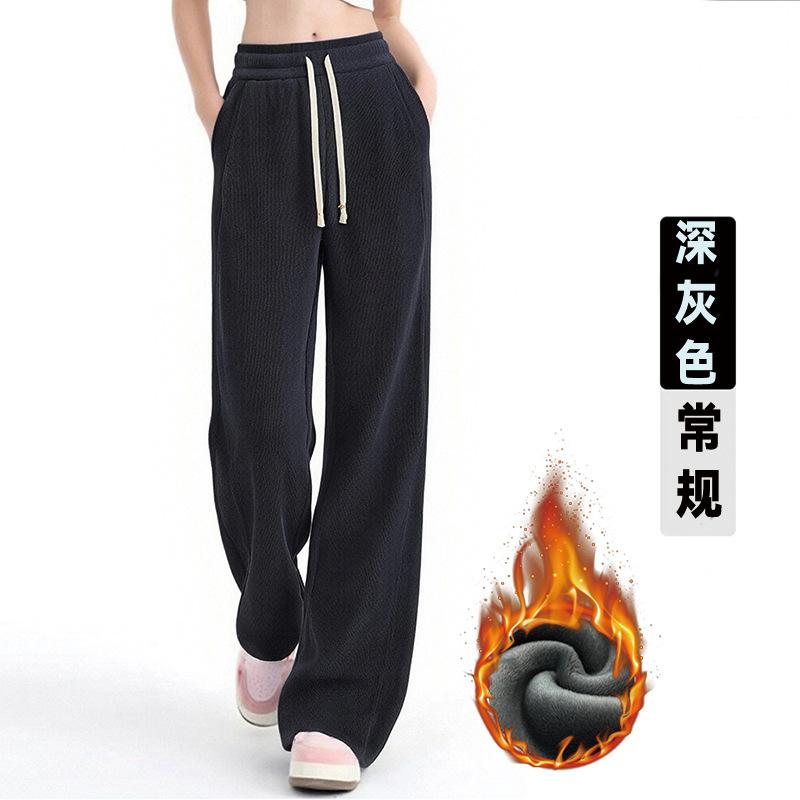 Version Wide Leg Pants Women's Spring New High Waist Skinny Versatile Casual Pants