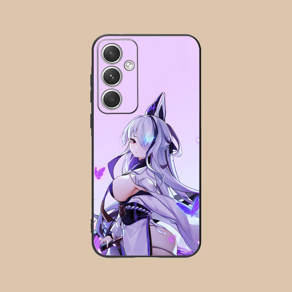 Azur Lane Unzen Matte TPU Mobile Phone Case for Samsung Galaxy S26 S25 S24 S23 S22 S21 S20 Note20 Plus FE Ultra Colorful Cover