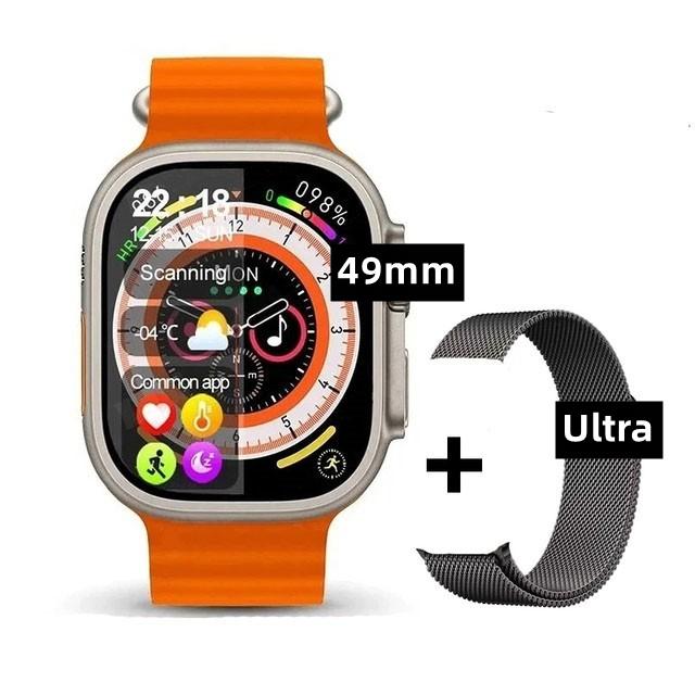 Gps Smartwatch 49mm Ultra 9 Połączenie Bluetooth Nfc Kompas Śledzenie Trasy Ip68 Smartwatch Microwear U9 Ultra Smart Watch Dla Mężczyzn Kobiet