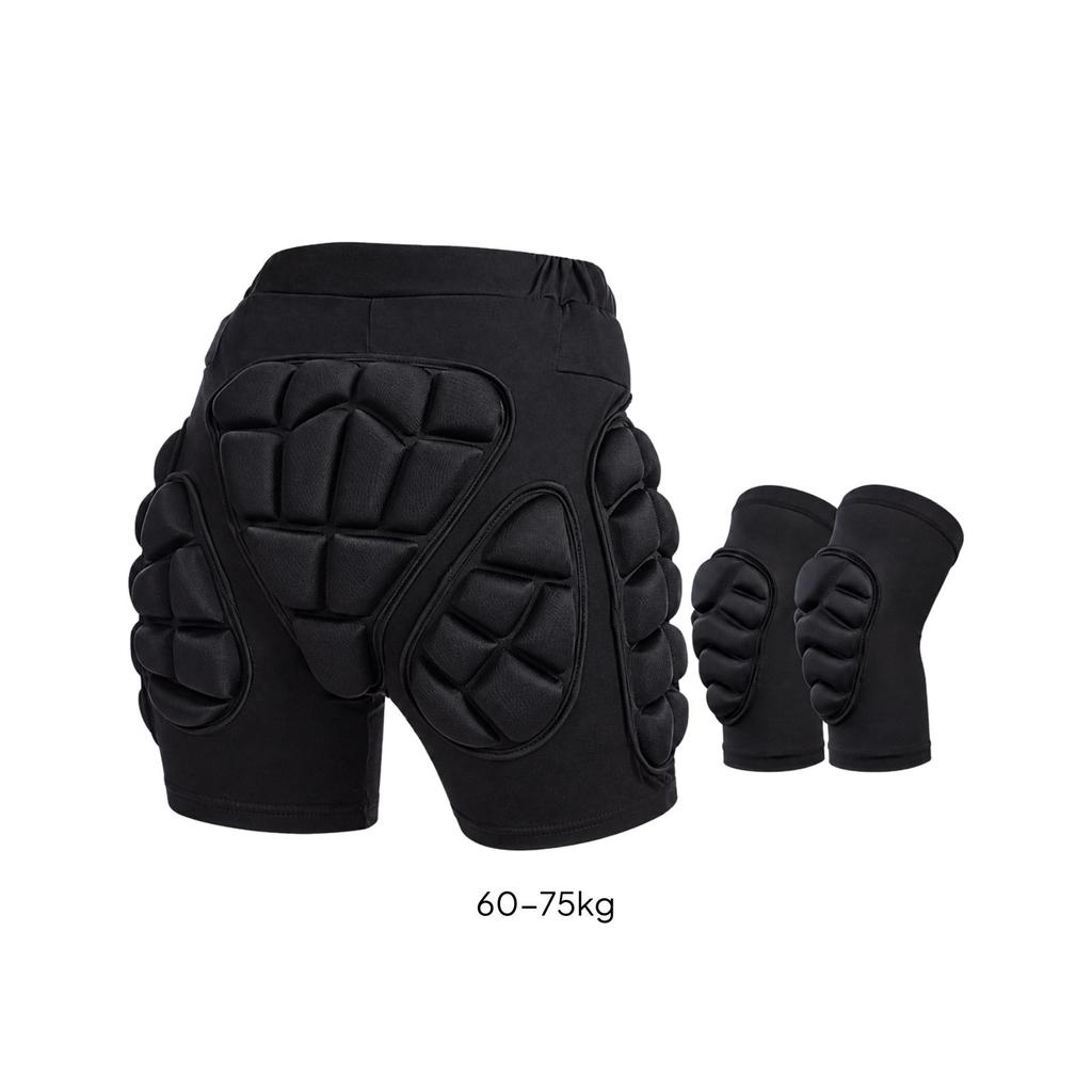 Safeguarding Short with Elbow Guards Ergonomic Segmented Padded Impact Shorts