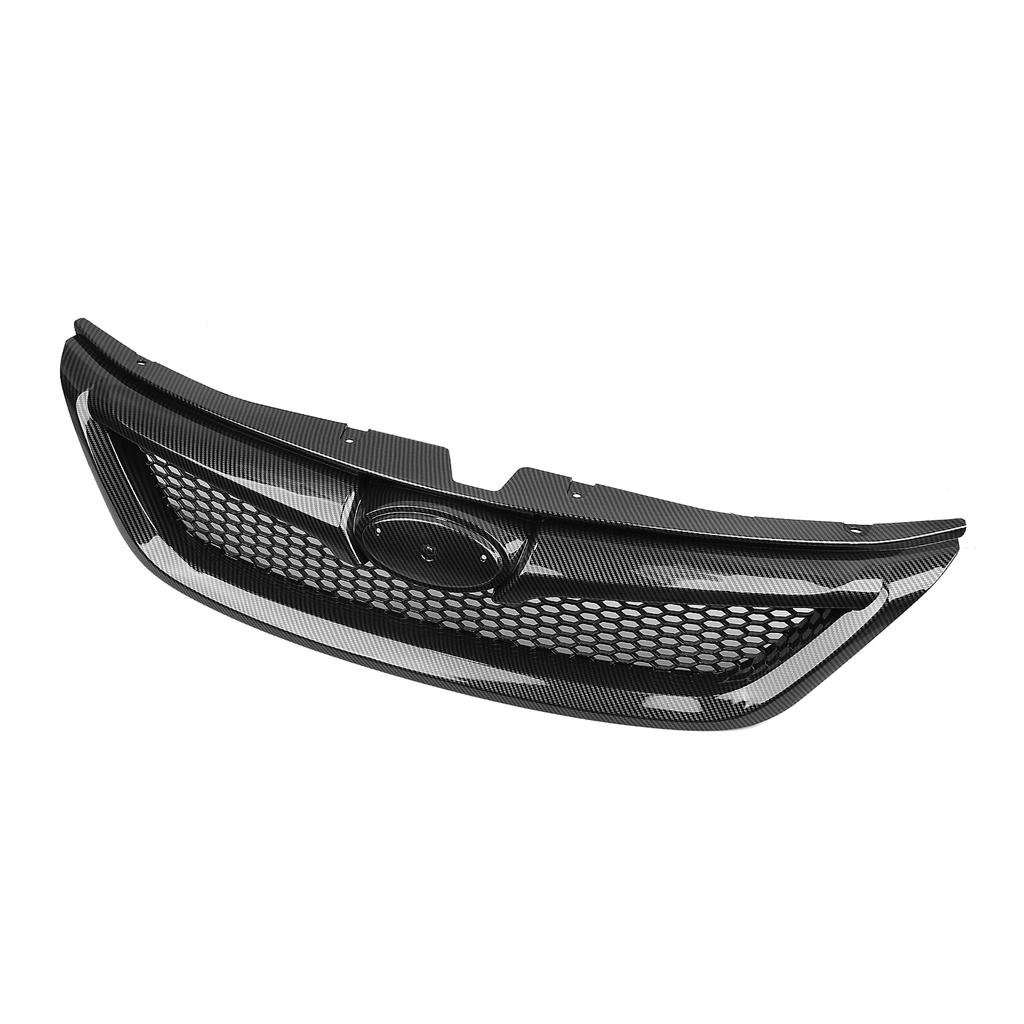 Griglia Anteriore Look Fibra di Carbonio/Lucida/Nera Opaca Griglia da Corsa Rete Griglia Superiore Paraurti Cofano Per Subaru Impreza 10.5ª 2011-2014