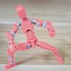3D Printed Mannequin Toy 20cm Multi-Jointed Robot Multi-Articular Action Figures Full Body Activity Robot for Desktop Decoration
