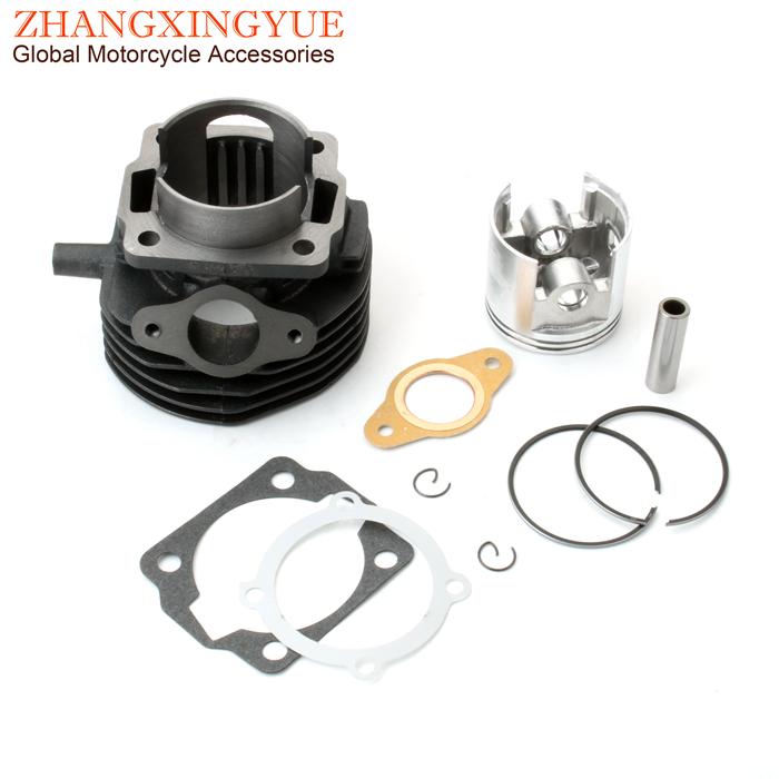 Scooter 102cc Big Bore Racing Cylinder Block Kit For Piaggio Ape 50 Vespa PK HP XL Special 50cc D 55mm 2T Engine Parts