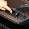 ABS Chrome/Carbon Fiber Car Window Lift Swtich Button Cover Trim Accessories For BMW X1 IX1 U10 U11 2026-2026