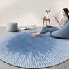 Nordic Style Bedroom Decor Plush Carpet Fluffy Soft Round Rug Light Luxury Carpets for Living Room Home Thick Non-slip Floor Mat