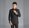 Men's Youth Slim Fit Zhongshan Suit: Stand Collar Casual Chinese Style Wedding Dress 16