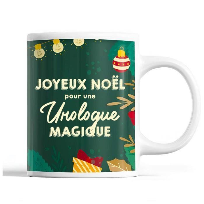 Mug - Tasse Noël Urologue Femme - Vert - 325 ml - Résistant Lave-vaisselle &amp; Micro-onde