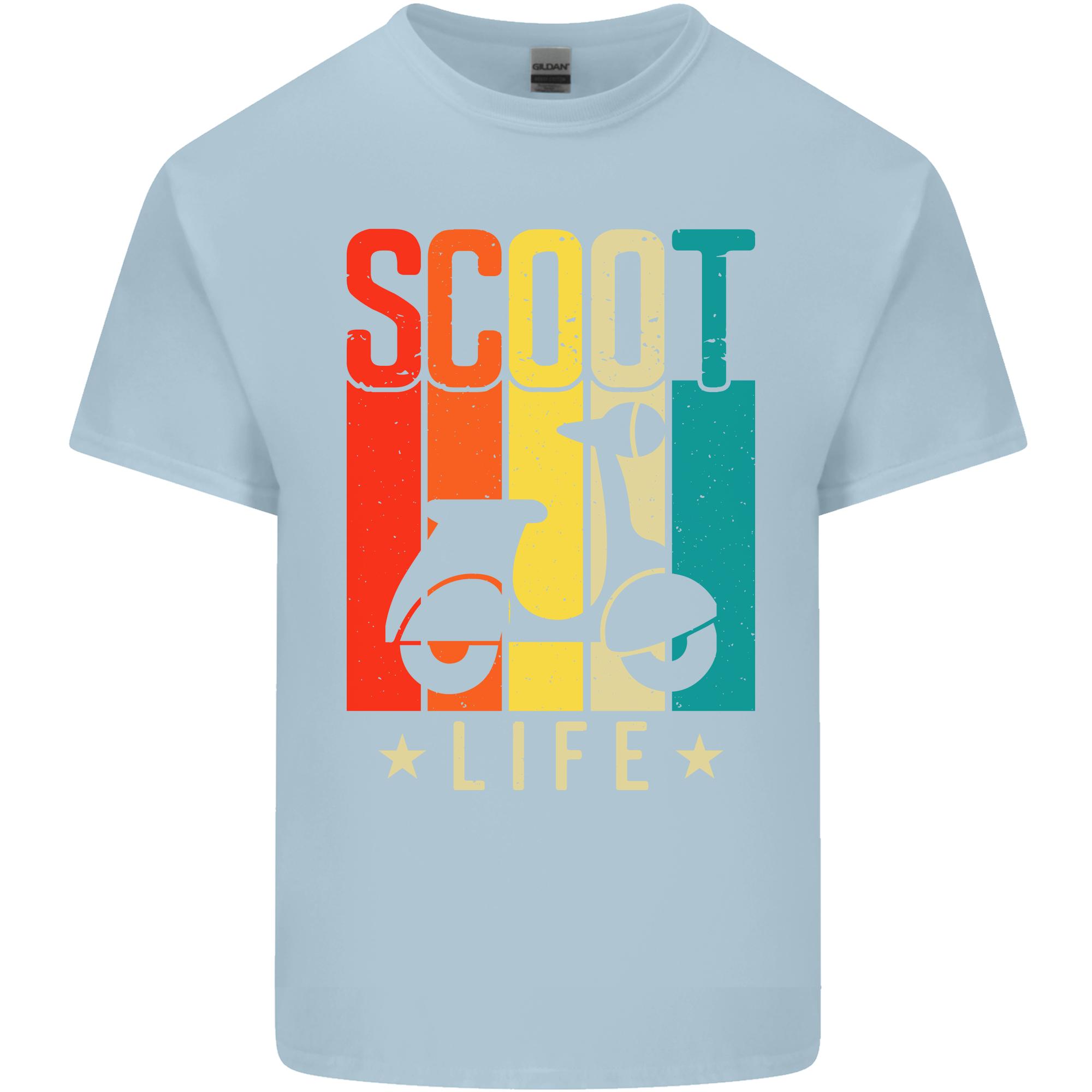 Scoot Life Scooter Motorcycle Unisexs Light Cotton TShirt S
