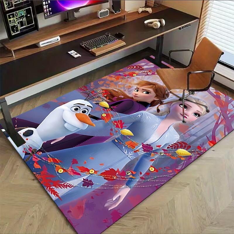 1pc Frozen II Carpet Office Rug Outdoor Mat Home Decor Area Carpet Festival Gift