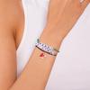 Christmas Bracelet Set Stretch Bracelets with Christmas card Heishi Surfer Bracelets  bracelets for Women xmas gifts