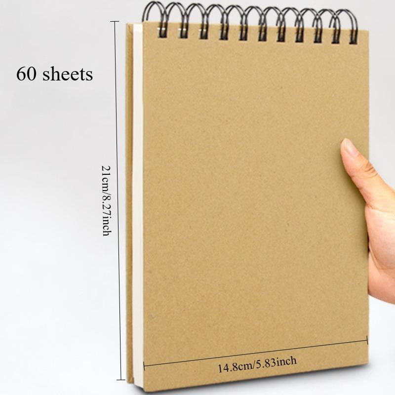 Vintage Loose Leaf Notebook, Watercolor Drawing Book, Multipurpose Scrapbooking Journal, Ideal for Thanksgiving/Christmas Gift.