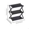 Portable Camping Rack Foldable MultiLayer Tabletop Shelf SpaceSaving Stand