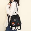 Large Capacity Backpack Women Printed Travel Backpack Embroidered Student Schoolbag