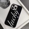 Colour Lucky Phone Case For IPhone 17 16 15 14 Plus 13 12 11 Pro Max XR Cover For Iphone 17 Air Funda Bumber Cover Shell
