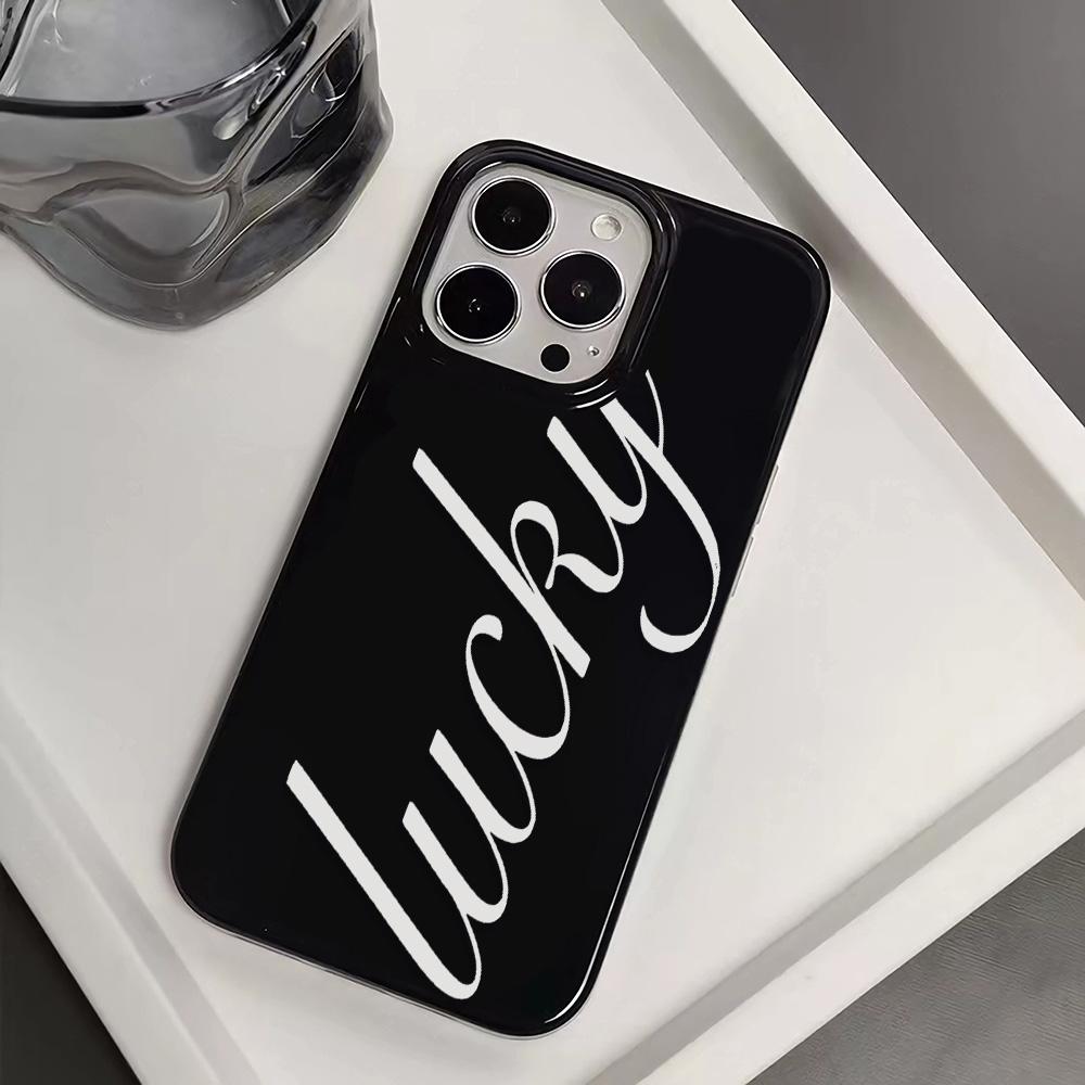 Colour Lucky Phone Case For IPhone 17 16 15 14 Plus 13 12 11 Pro Max XR Cover For Iphone 17 Air Funda Bumber Cover Shell