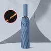 12 Bone Black Glue Fully Automatic Umbrella With Thick And Durable Keel Three Fold Umbrella UV Resistant Folding Umbrella.