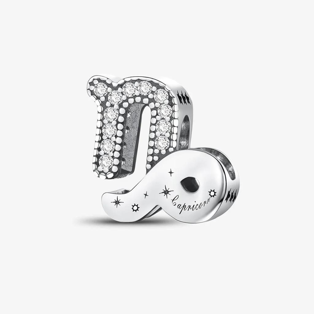 Copper Metal Personalized Twelve Constellations Charm Bead Components Bead Components Compatible With Do It Yourself Bracelet High Quality Fine