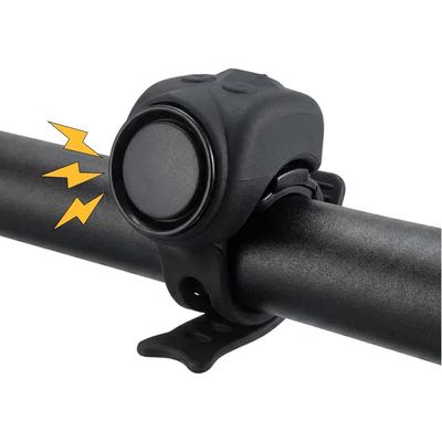 Klaxon Électronique pour Vélo 120DB en Forme de Poisson pour VTT Adultes, Sonnette de Vélo de Route avec 4 Modes Sonores et Étanche, Convient pour 22.2-31.8mm