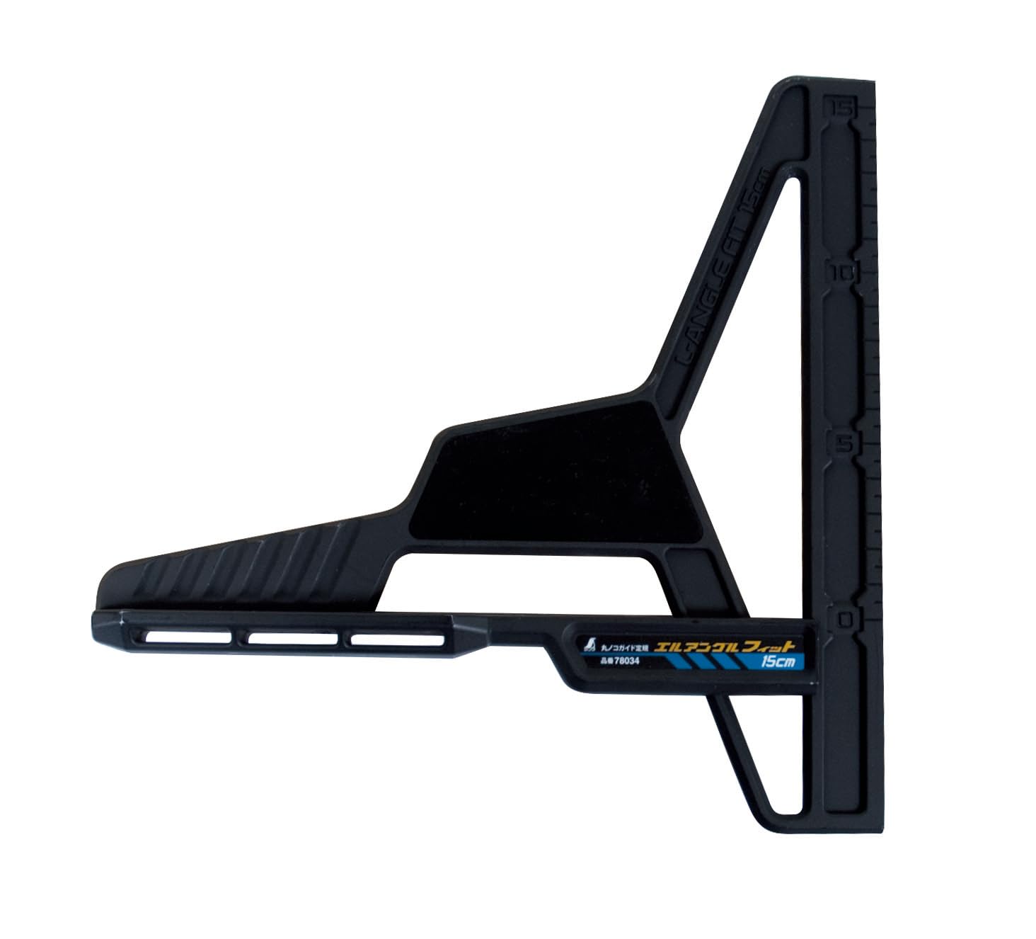 

Shinwa Sokutei Circular Saw Guide 78034 Ruler, L-Angle Fit, 15cm, чорний