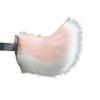 Faux Furs Bunnies Ears Headband Tail Animal Bunnies Costumes for Christmas Halloween Cosplay Party Costume Accessories