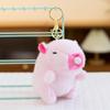 Pink Capybara Plush Keychain: Cute & Creative Charm Pendant for Backpacks