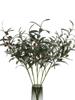 5 Pcs Artificial Olive Branches Long Stem Faux Olive Branches Stems Fake Olive Branches with Fruits Plants Greenery for Home Wedding Office Decor