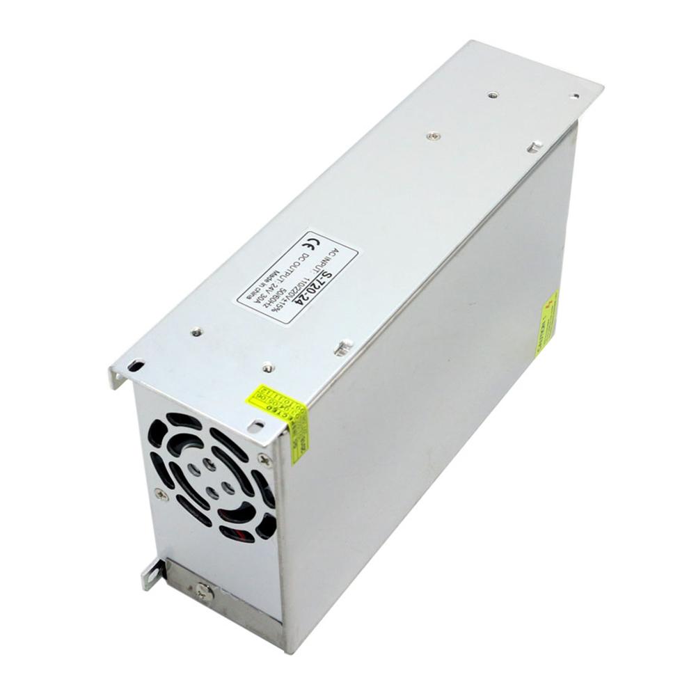 AC 170-250V to   24V 30A 720W Voltage   Regulated Switching Power-Supplys Adapter Converter for Strips Light Camera Computer Project Radio