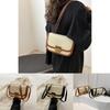 Trendy Korean Crossbody Women's Bag 2024 Fashionable Retro Color Block Design