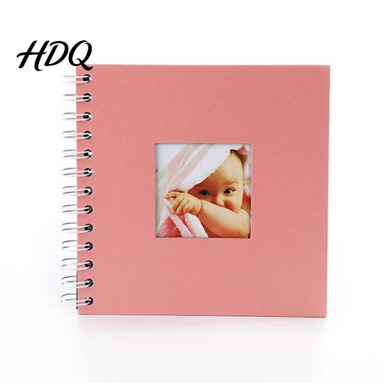 Small Photo Album Album 6 Inch Baby Memory Book Mini Scrapbook for Kids with Stickers & Decorative Compact Borders DIY First Year Milestone