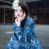 Miao Ethnic Costume for Girls - Blue Batik Photography Set