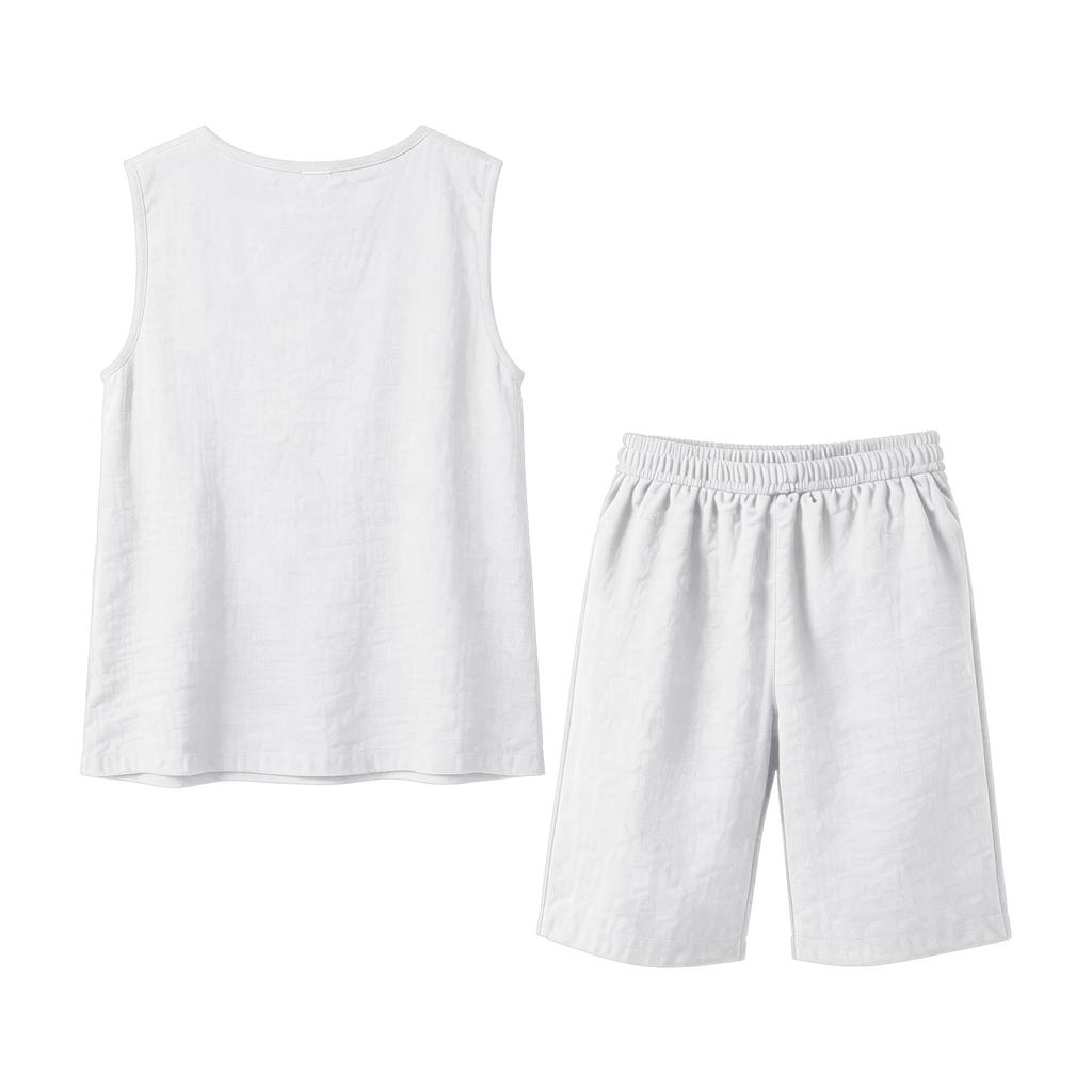 Women's Casual Comfortable Cotton-Linen Sleeveless Set With Pockets