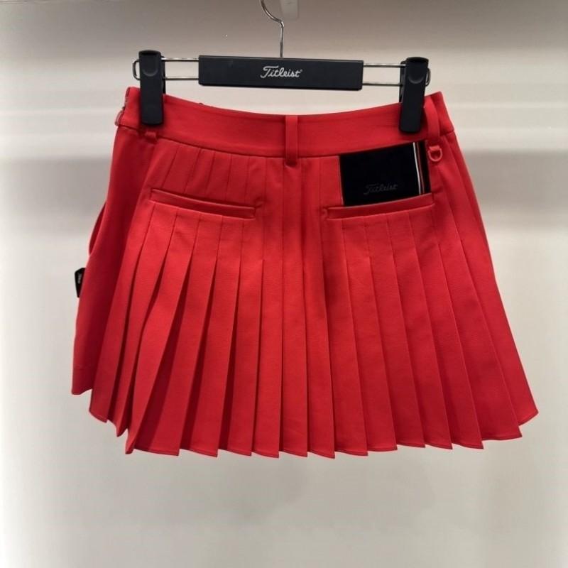 Breathable Quick-dry Cycling Skirt Womens Anti-chafe Pleated Casual Golf Sports Wear