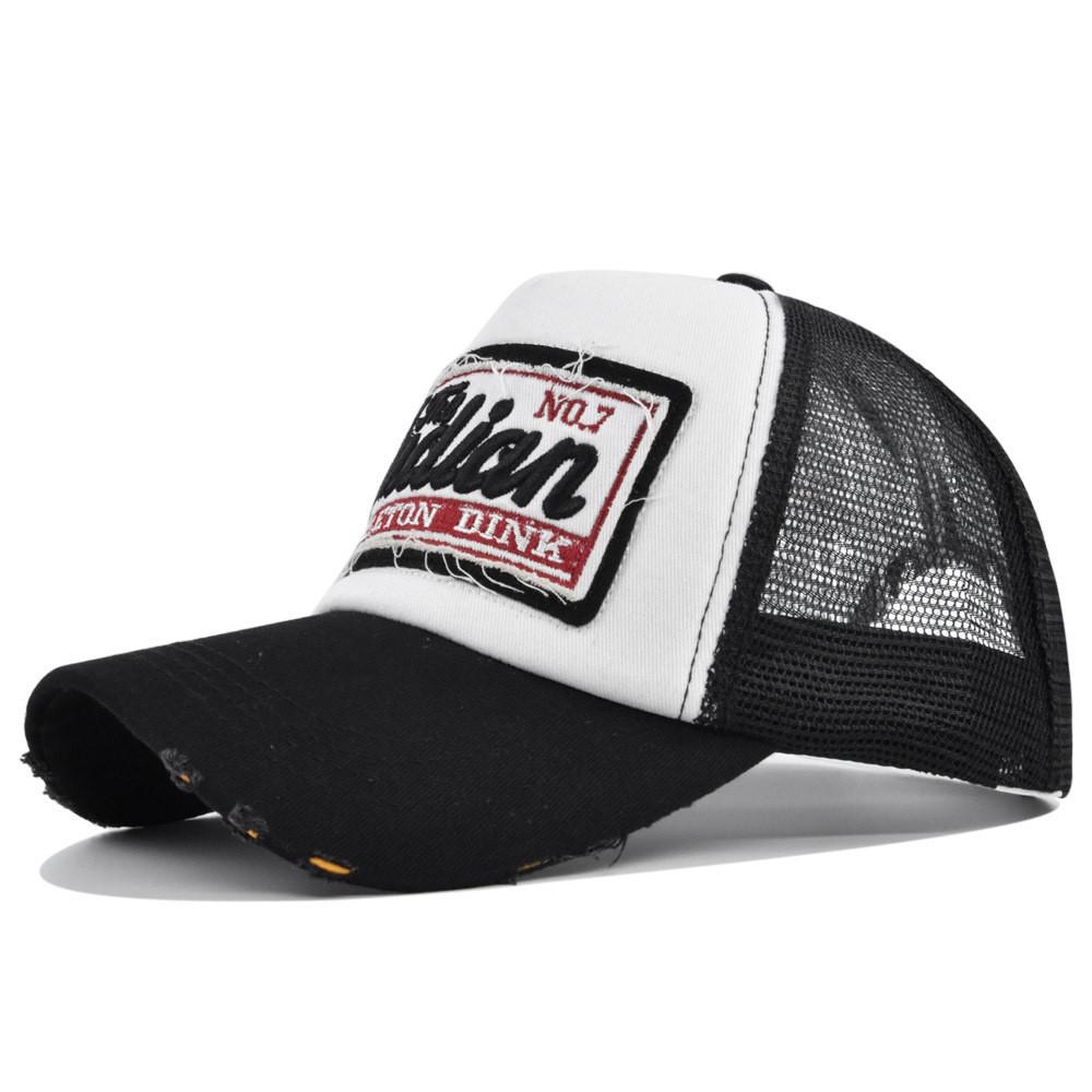 Duck Cap Tongue Letter Threedimensional Patch Embroidered Cotton Cap Baseball