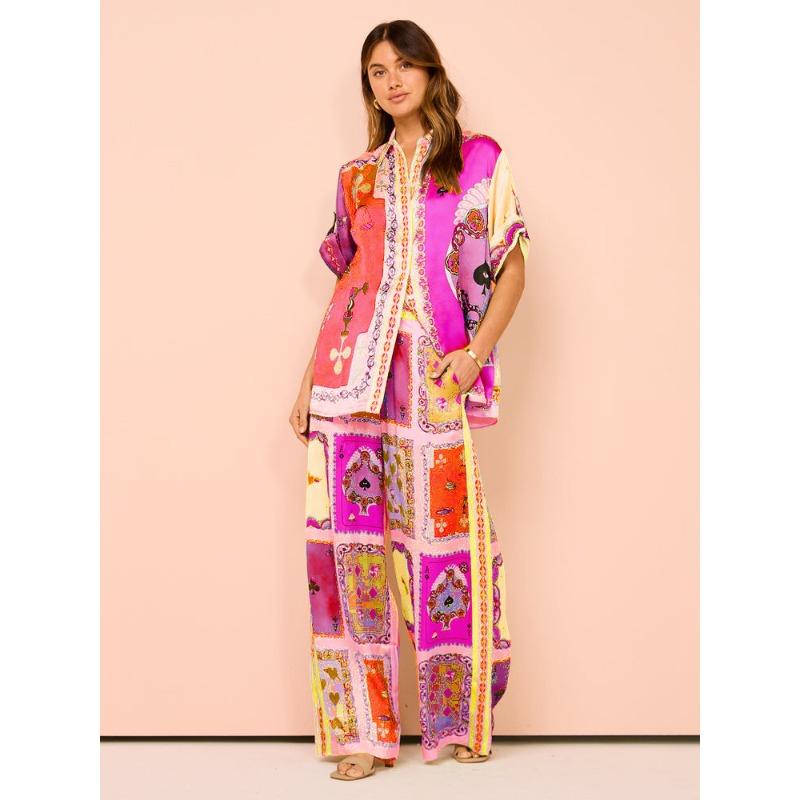 Street women's suit Printed digital high-end new trendy women's suit
