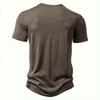Men's Solid Color Short Sleeve Tops Men's Casual Fashion Short Sleeve Tops
