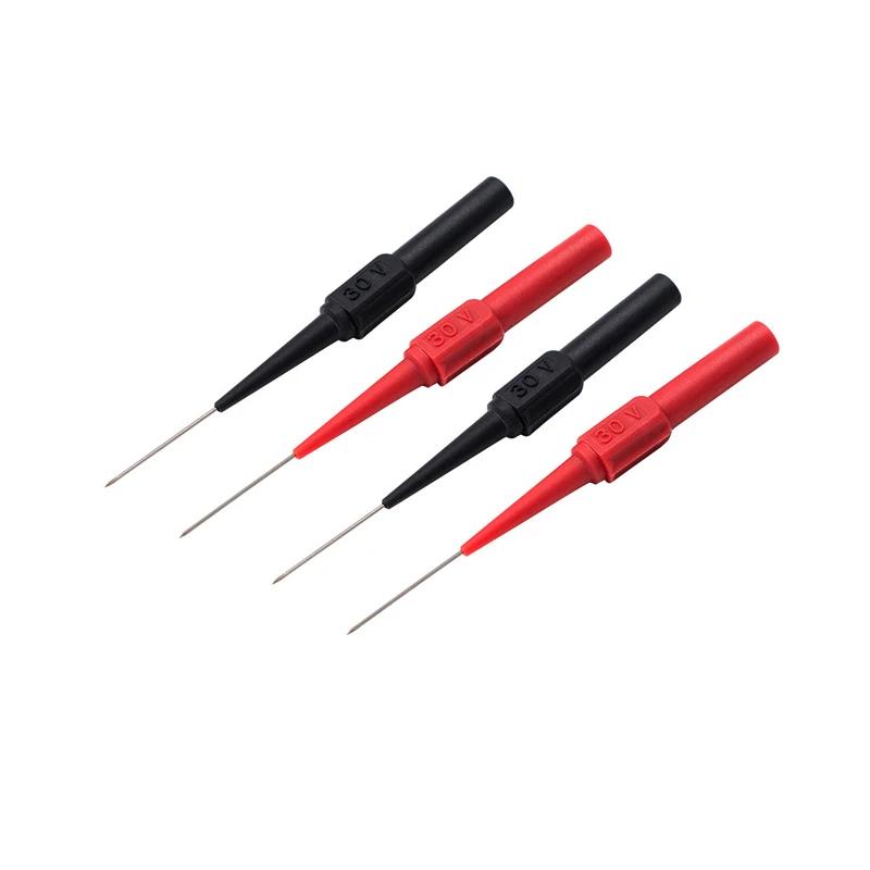 30V Diagnostic Tools Multimeter Test Lead Extention Back Piercing Needle Tip Probes Autotools Automotive Kit Machine 0.7MM
