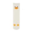 Cute Cartoon Yellow Duck Girls' Mid-length Summer/autumn Sports Odor-proof Sweat-absorbing Anime-style Yellow Long Stockings