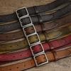 Retro Washed Fashion Versatile Belt Women'S Genuine Leather Stainless Steel Pure Cowhide Belt Women'S Belt